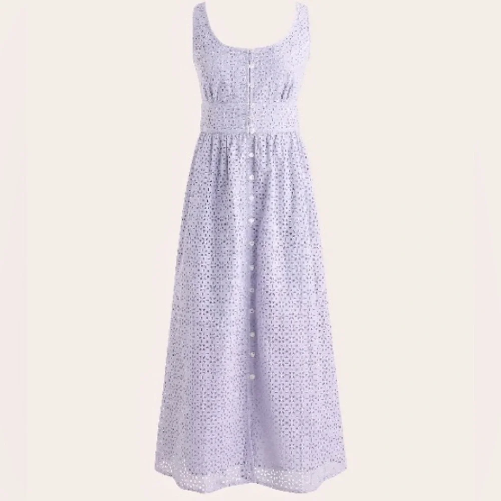 J. Crew Button-front eyelet dress in Peri Shadow Size 6